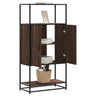 Highboard 68X35X139 Cm Engineered Wood And Metal