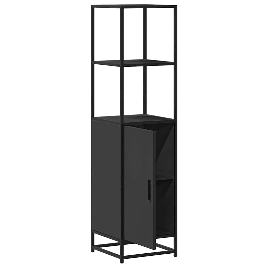 Highboard 35.5X35X139 Cm Engineered Wood And Metal