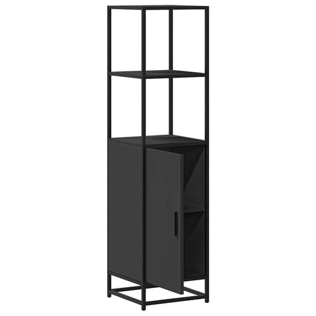 Highboard 35.5X35X139 Cm Engineered Wood And Metal
