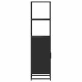 Highboard 35.5X35X139 Cm Engineered Wood And Metal