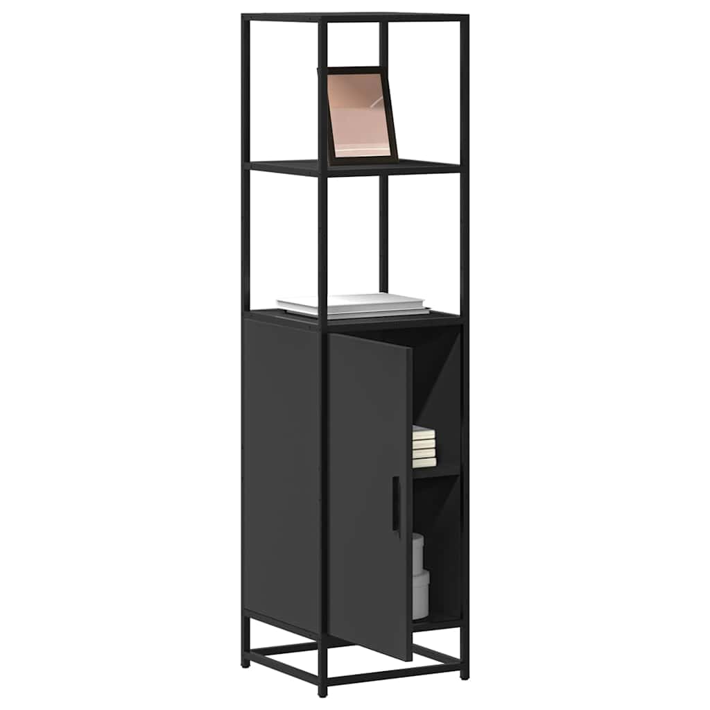 Highboard 35.5X35X139 Cm Engineered Wood And Metal