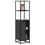 Highboard 35.5X35X139 Cm Engineered Wood And Metal