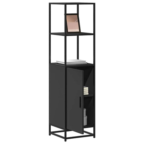 Highboard 35.5X35X139 Cm Engineered Wood And Metal