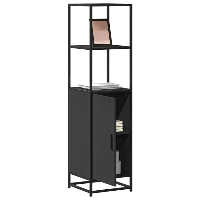 Highboard 35.5X35X139 Cm Engineered Wood And Metal