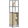 Highboard 35.5X35X139 Cm Engineered Wood And Metal
