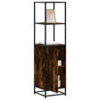 Highboard 35.5X35X139 Cm Engineered Wood And Metal