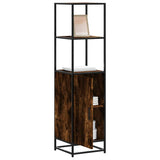 Highboard 35.5X35X139 Cm Engineered Wood And Metal