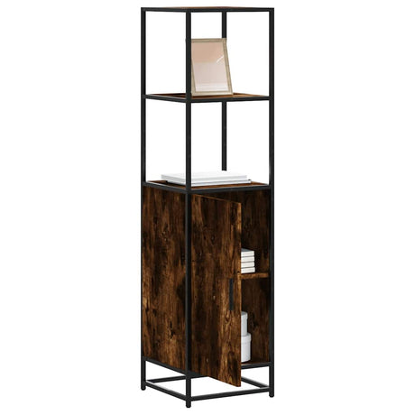 Highboard 35.5X35X139 Cm Engineered Wood And Metal