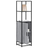 Highboard 35.5X35X139 Cm Engineered Wood And Metal