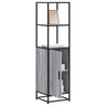 Highboard 35.5X35X139 Cm Engineered Wood And Metal
