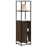 Highboard 35.5X35X139 Cm Engineered Wood And Metal