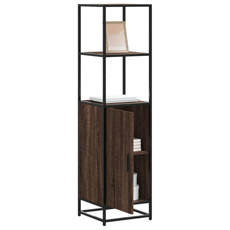 Highboard 35.5X35X139 Cm Engineered Wood And Metal
