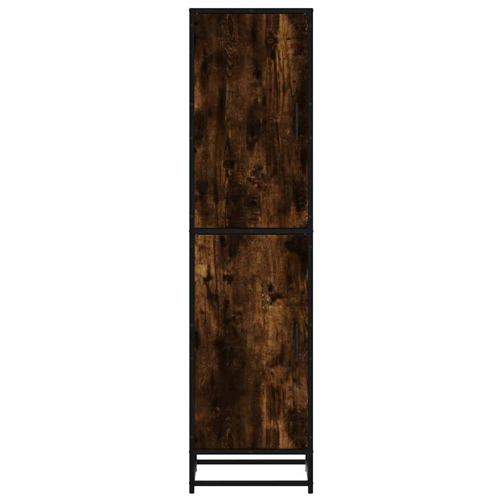 Highboard 35.5X35X139 Cm Engineered Wood And Metal