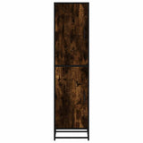 Highboard 35.5X35X139 Cm Engineered Wood And Metal