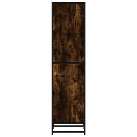 Highboard 35.5X35X139 Cm Engineered Wood And Metal