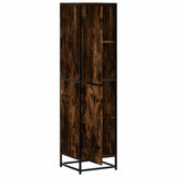 Highboard 35.5X35X139 Cm Engineered Wood And Metal