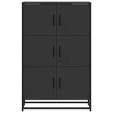 Highboard 68X35X106.5 Cm Engineered Wood And Metal