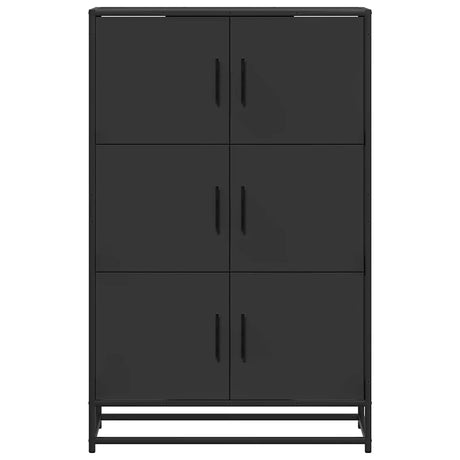 Highboard 68X35X106.5 Cm Engineered Wood And Metal