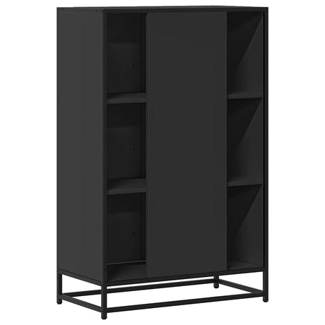 Highboard 68X35X106.5 Cm Engineered Wood And Metal