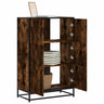 Highboard 68X35X106.5 Cm Engineered Wood And Metal