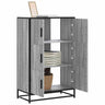 Highboard 68X35X106.5 Cm Engineered Wood And Metal
