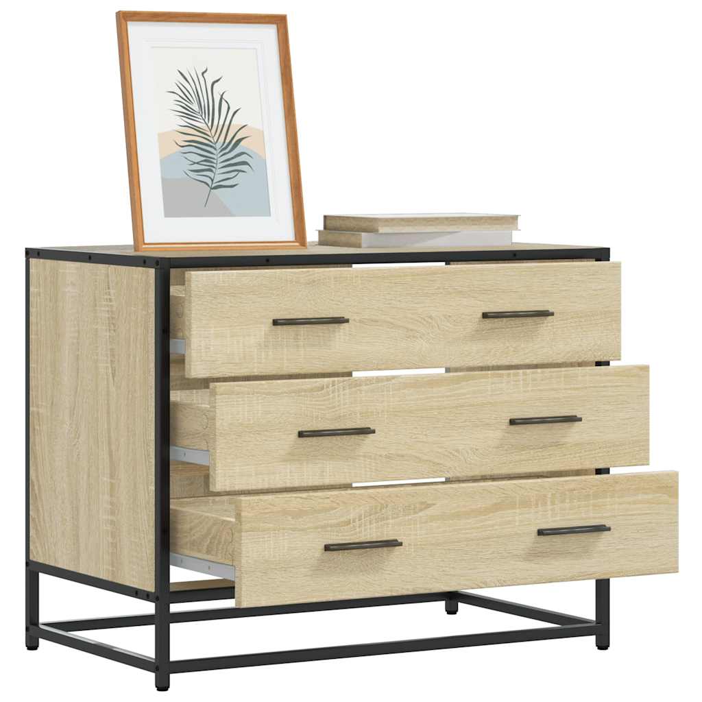 Drawer Cabinet 70X41X56 Cm Engineered Wood