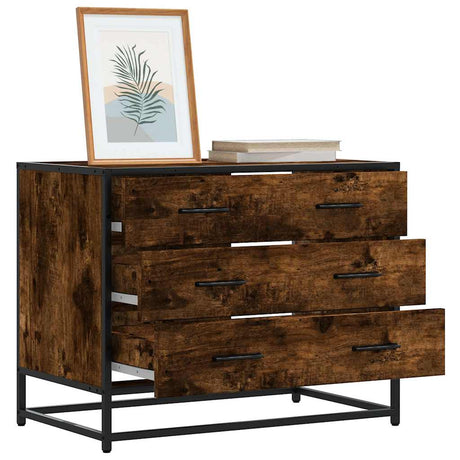 Drawer Cabinet 70X41X56 Cm Engineered Wood