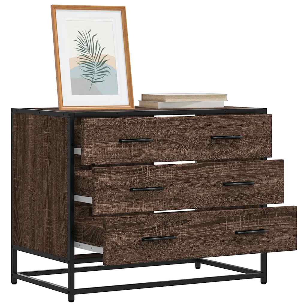 Drawer Cabinet 70X41X56 Cm Engineered Wood