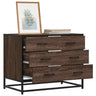 Drawer Cabinet 70X41X56 Cm Engineered Wood