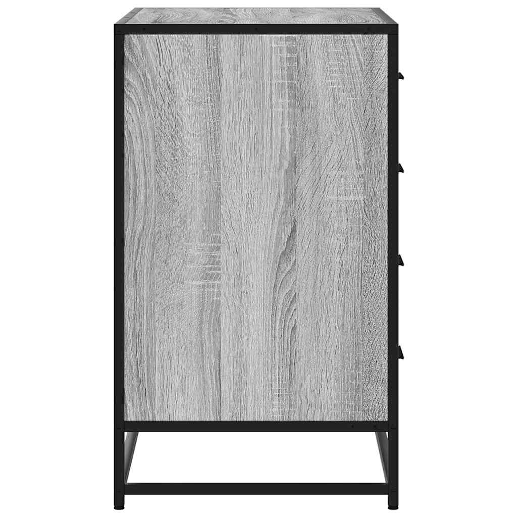 Drawer Cabinet Grey Sonoma 70x41x70 cm Engineered Wood