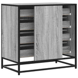 Drawer Cabinet Grey Sonoma 70x41x70 cm Engineered Wood