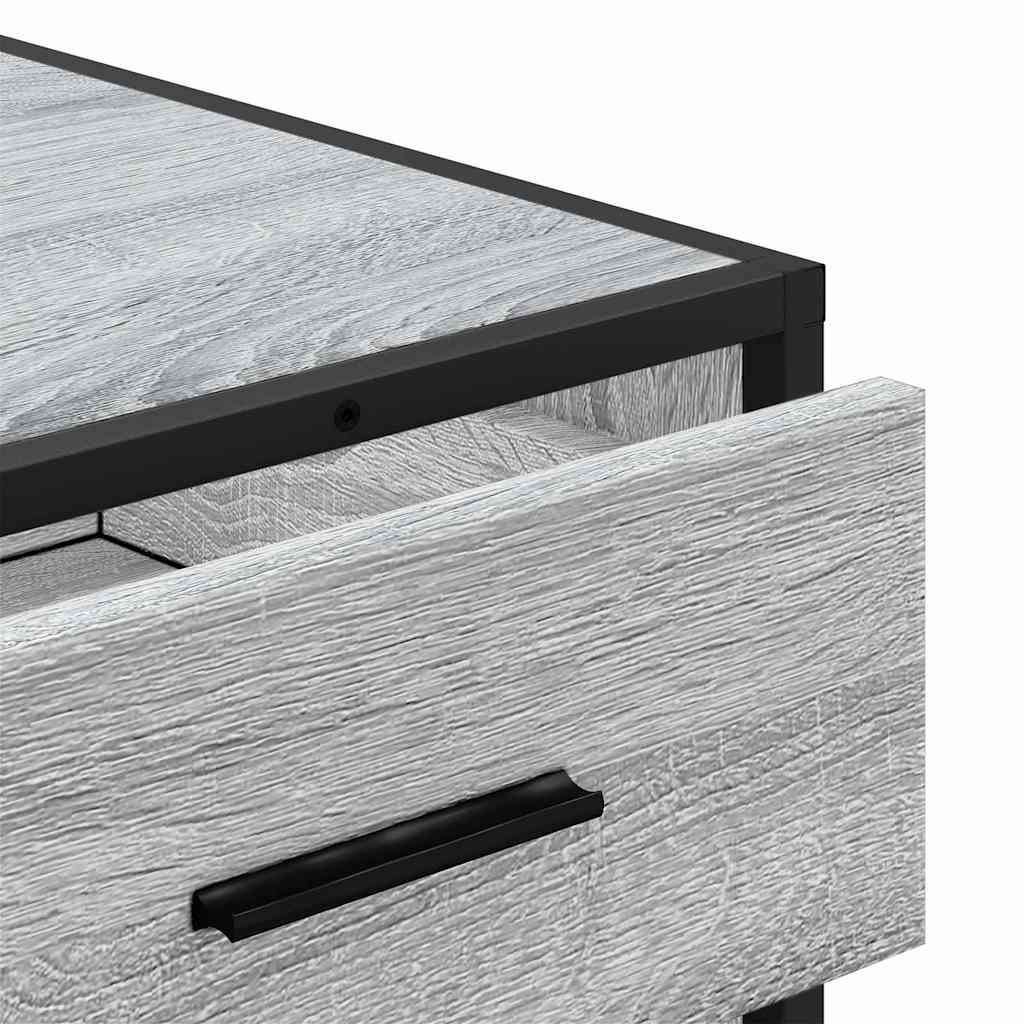 Drawer Cabinet Grey Sonoma 70x41x70 cm Engineered Wood