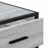 Drawer Cabinet Grey Sonoma 70x41x70 cm Engineered Wood