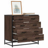 Drawer Cabinet 70X41X70 Cm Engineered Wood