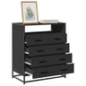 Drawer Cabinet 70X41X83.5 Cm Engineered Wood