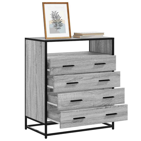 Drawer Cabinet 70X41X83.5 Cm Engineered Wood