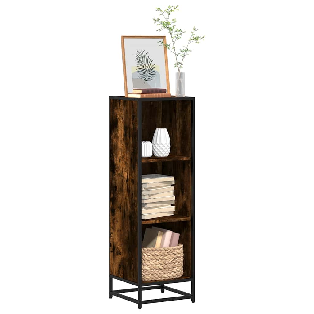 Bookcase Engineered Wood And Metal