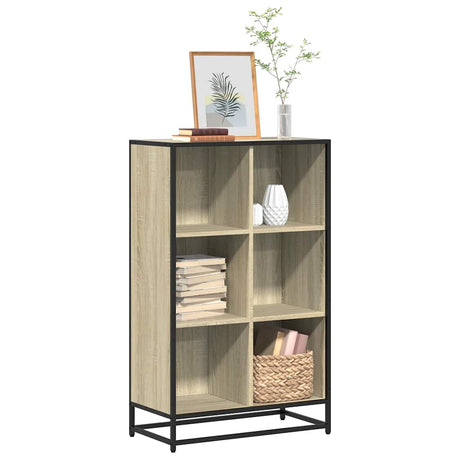Bookcase Engineered Wood And Metal