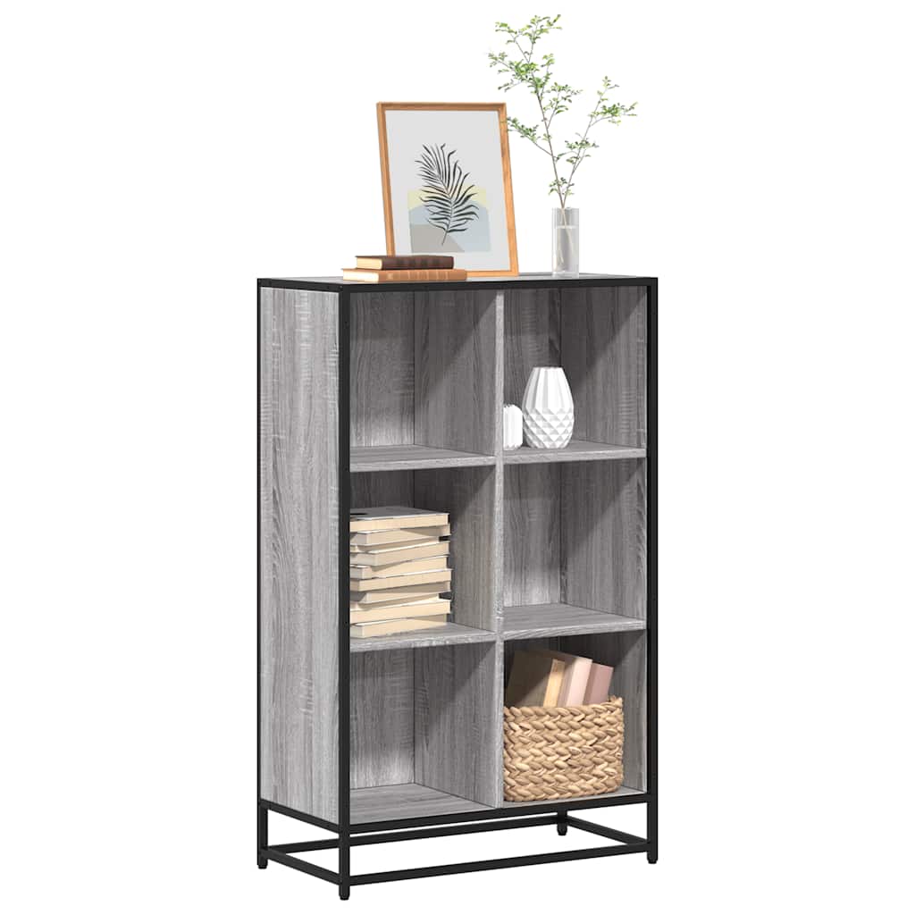 Bookcase Engineered Wood And Metal