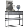 Console Table 90X35X80 Cm Engineered Wood