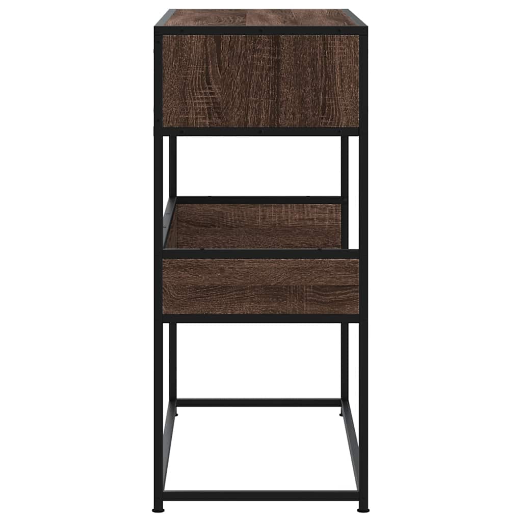 Console Table 90X35X80 Cm Engineered Wood