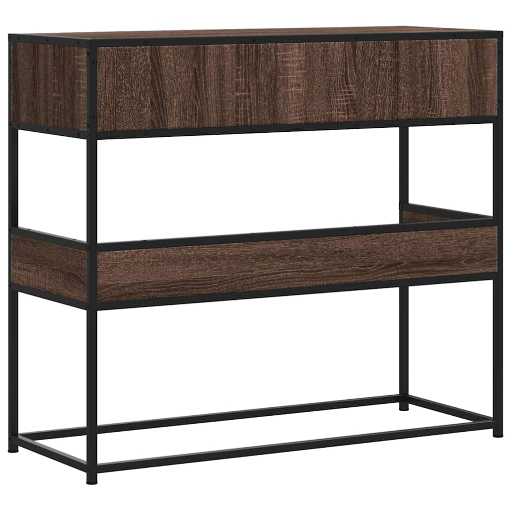 Console Table 90X35X80 Cm Engineered Wood