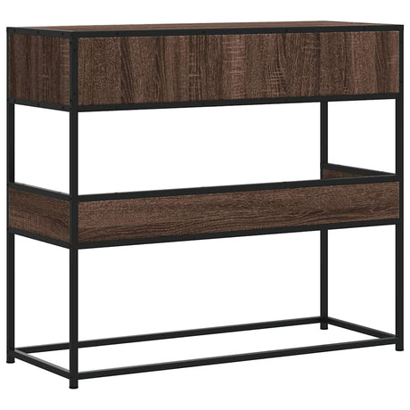Console Table 90X35X80 Cm Engineered Wood
