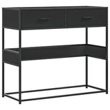 Console Table 90X35X80 Cm Engineered Wood