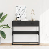 Console Table 90X35X80 Cm Engineered Wood