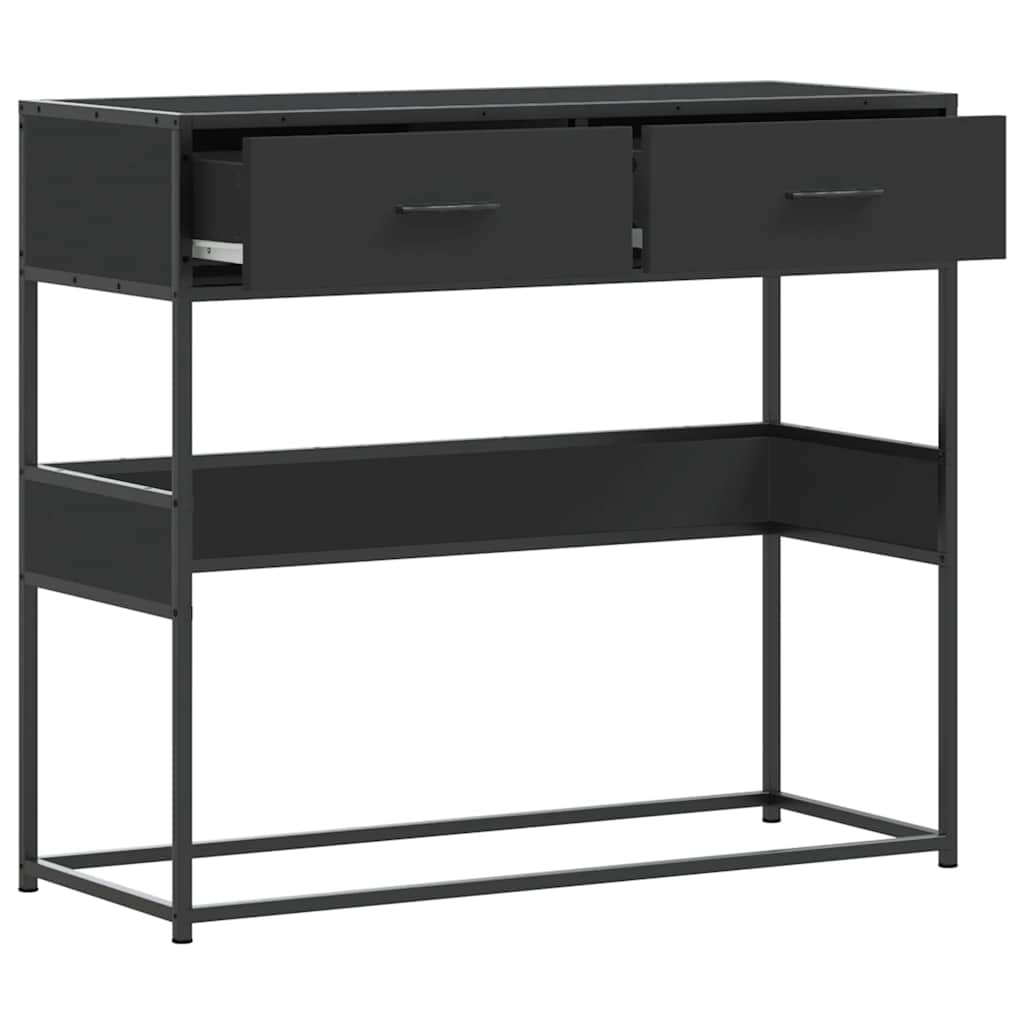 Console Table 90X35X80 Cm Engineered Wood