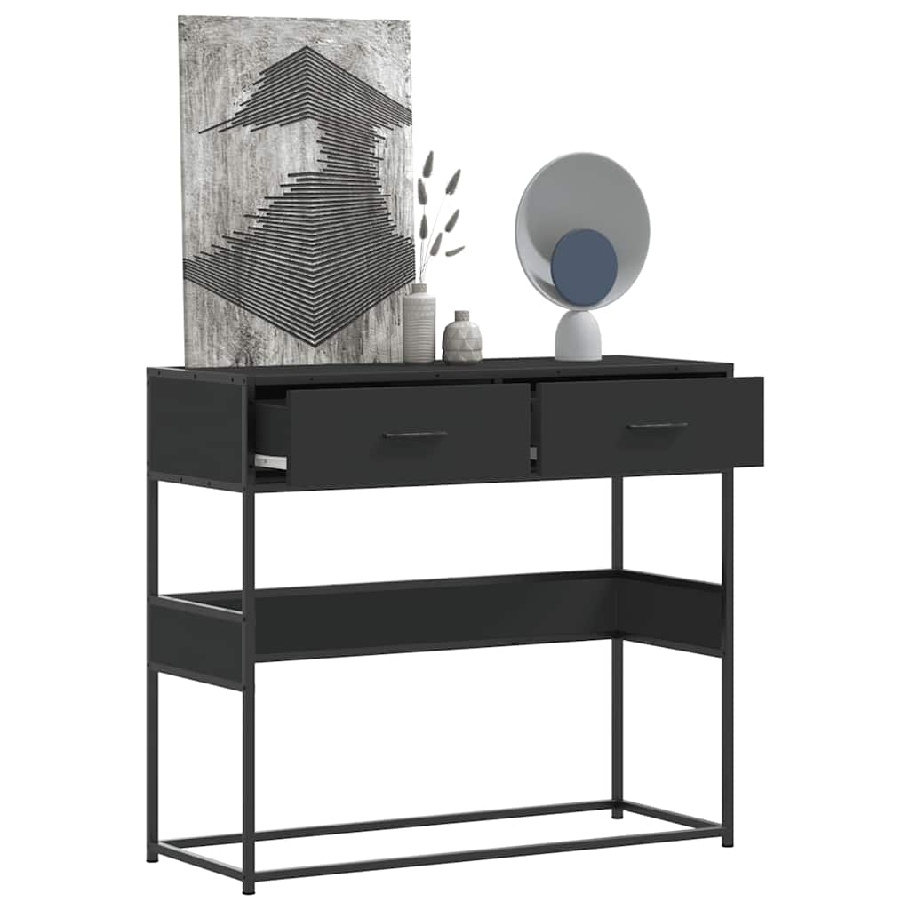 Console Table 90X35X80 Cm Engineered Wood