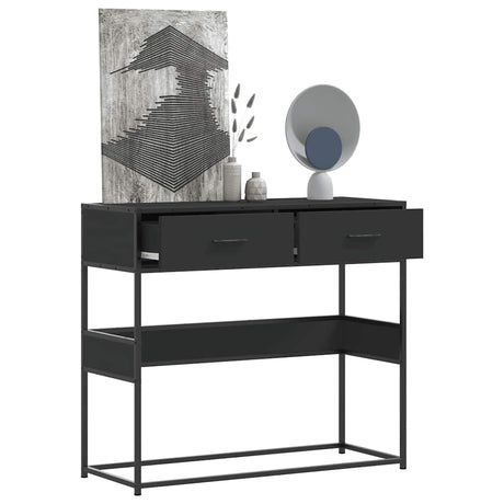 Console Table 90X35X80 Cm Engineered Wood