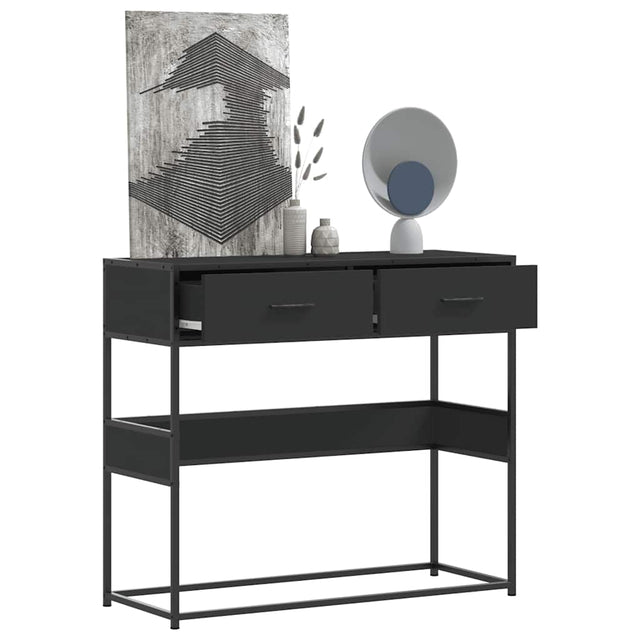 Console Table 90X35X80 Cm Engineered Wood