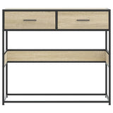 Console Table Sonoma Oak 90x35x80 cm Engineered Wood